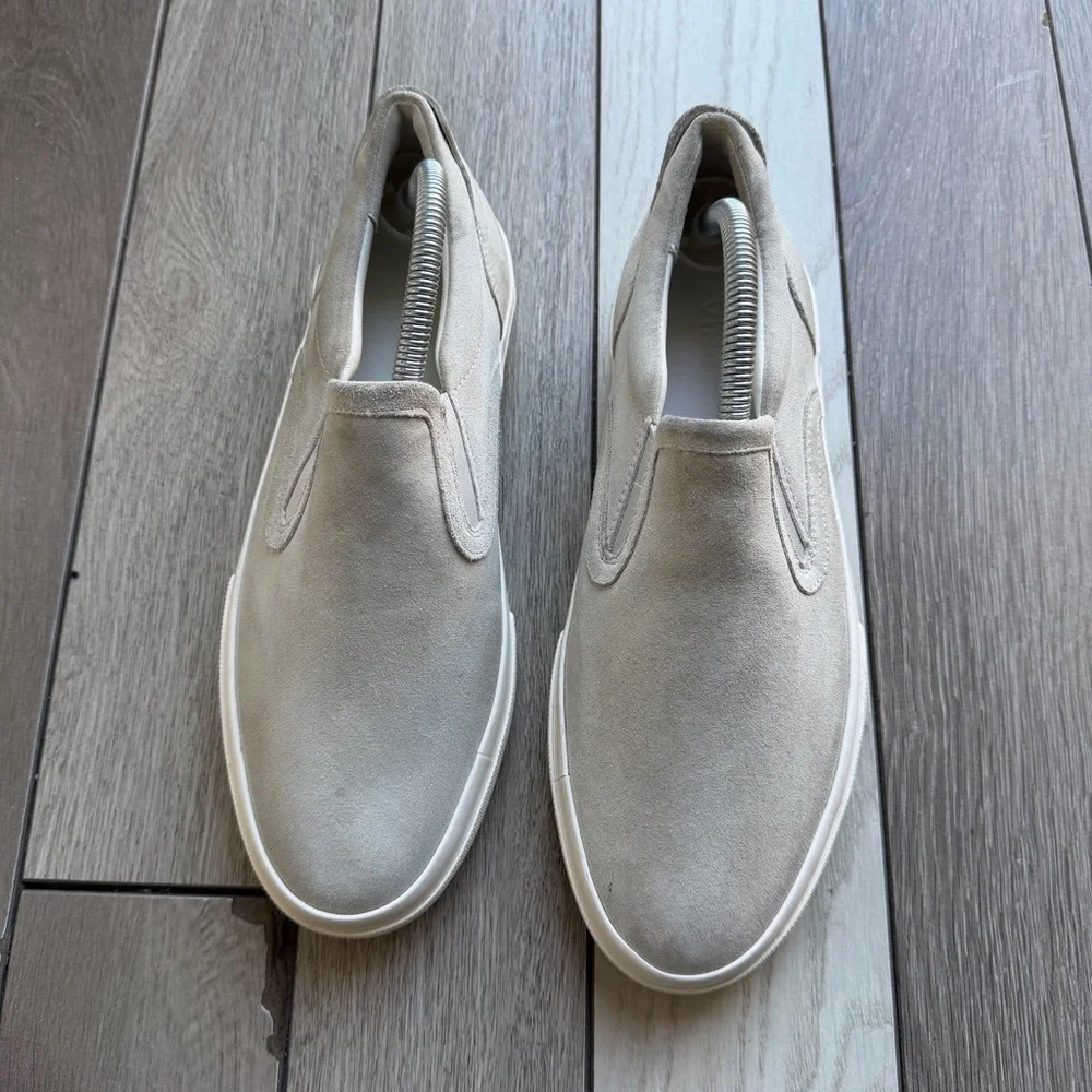 Vince Light gray Slip-On Loafers - Picture 3 of 8